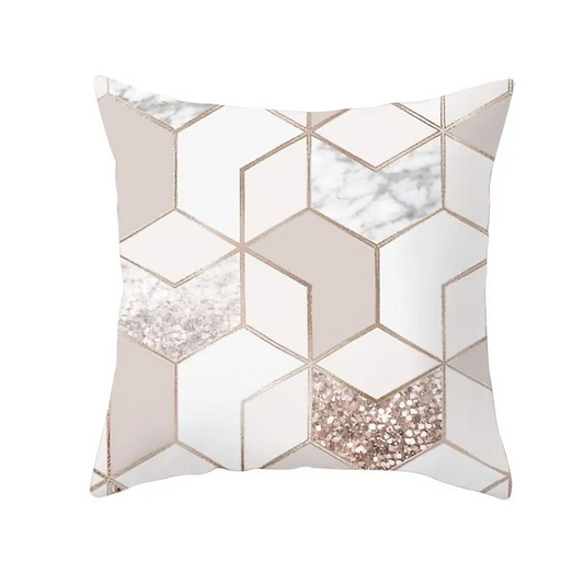 Fashion Geometry Print Cushion Cover Without Insert