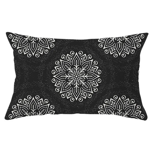 Grey Stripe Decorate Cushion Cover