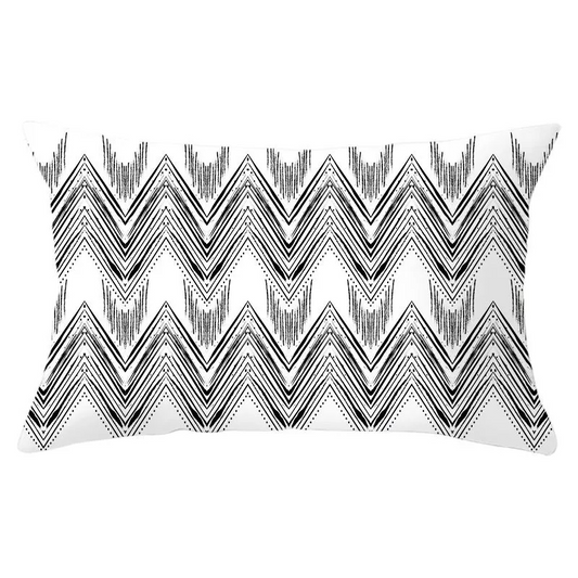 Fresh Style Geometry Print Pillow Cover Without Insert